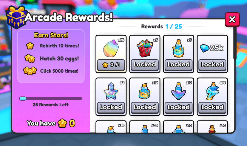 Arcade Rewards