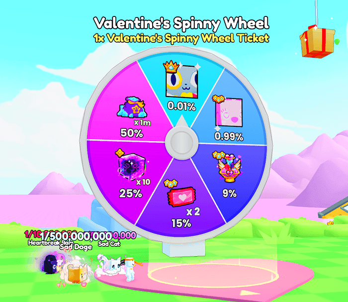 Petsgo heartbreak event wheel