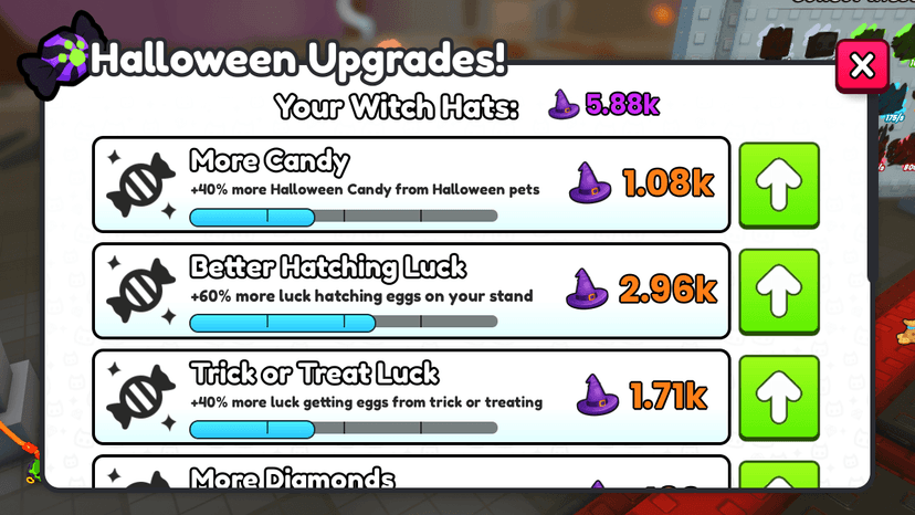 Ps99 halloween event upgrades