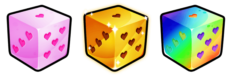 Petsgo cupids board game dices