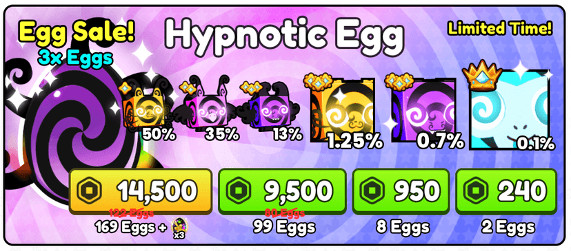 Petsgo hypnotic egg