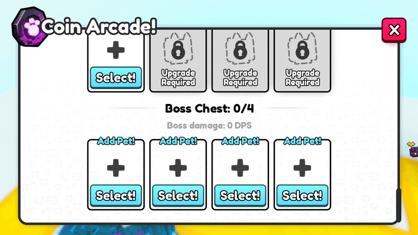 Ps99 coin arcade p2 boss chest qol