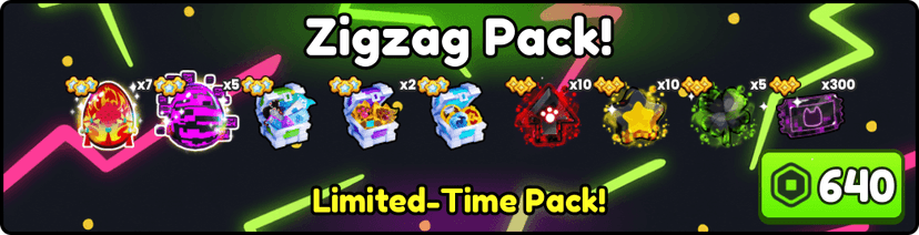 Ps99 coin arcade p2 zigzag pack