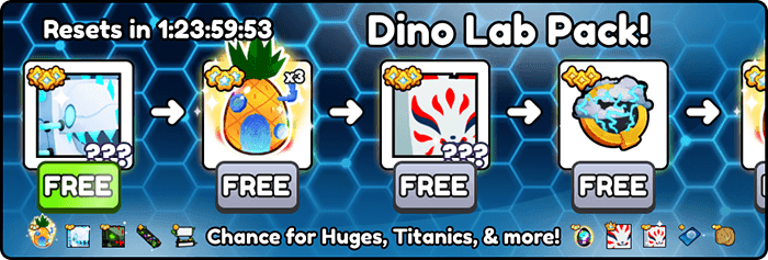 Ps99 dino lab pack