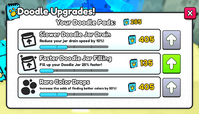 Ps99 doodle upgrades