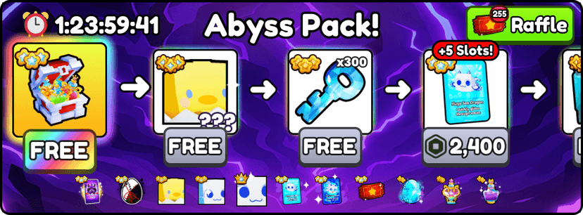 Ps99 easter boss chest abyss pack