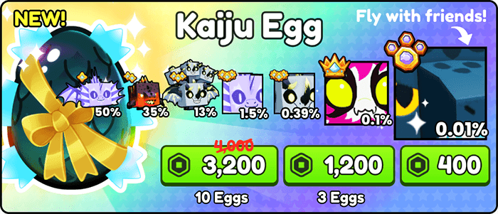 Ps99 mine and combine kaiju ui