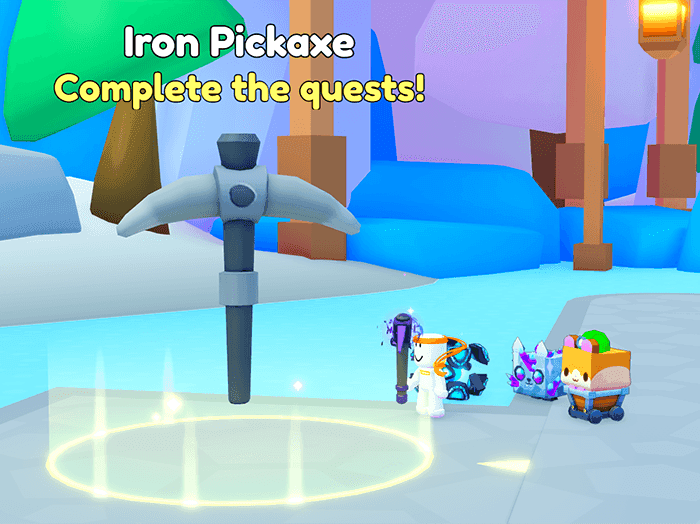 Ps99 mine and combine pickaxe quest