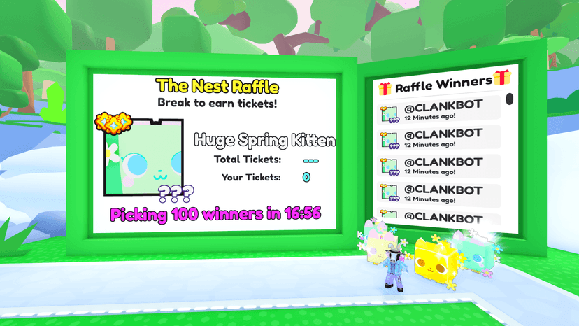 Ps99 spring boss chest raffle