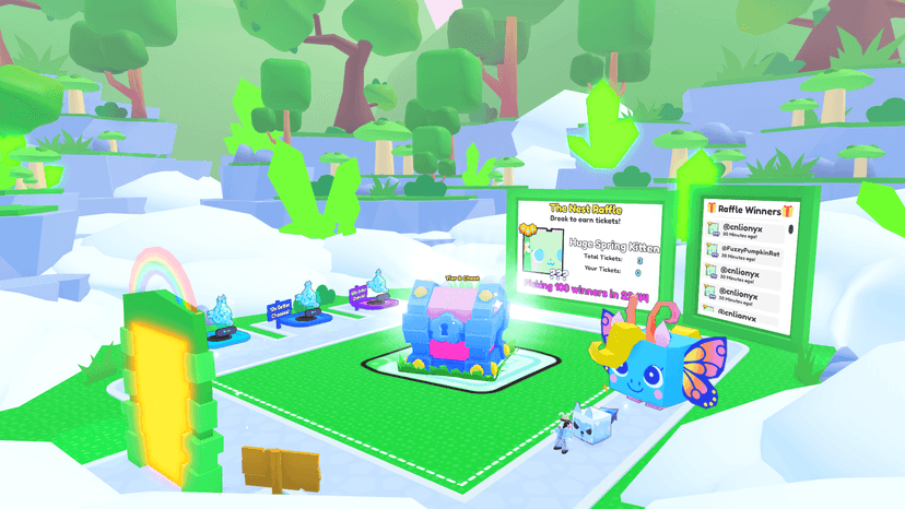Ps99 spring boss chest the nest