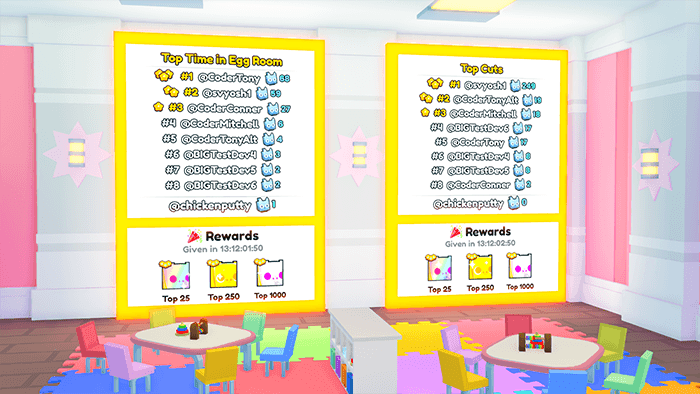 Ps99 stand in line leaderboard