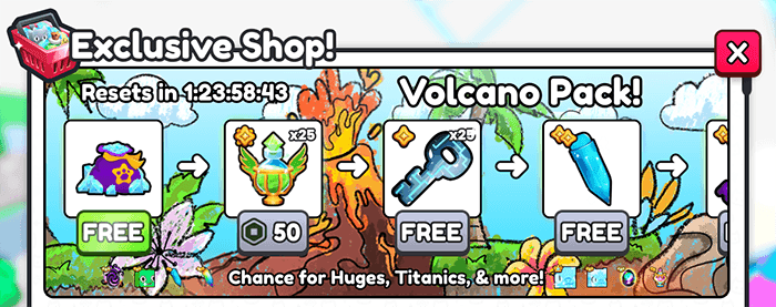 Ps99 volcano pack
